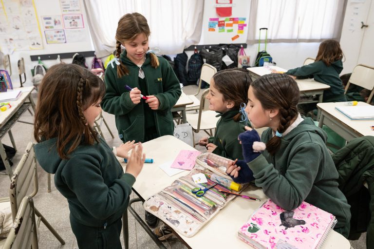 Alumnos en acción